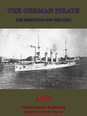 cover image of The German Pirate; His Methods and Record